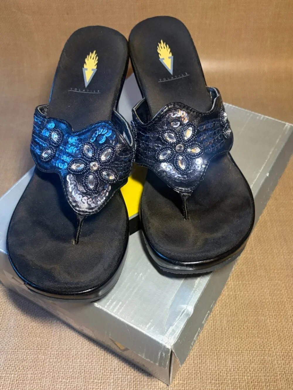 Volatile Wedge Sandals